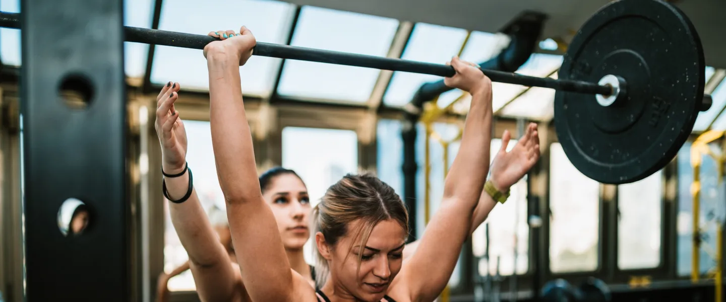 fitness personal training women barbell