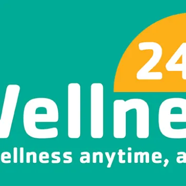 Y wellness 24/7 logo on green