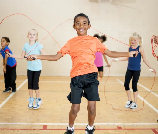 jump roping kids