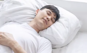 man sleeping